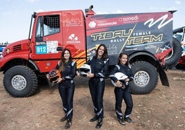 Cómo es un equipo femenino de camión de rallys en España