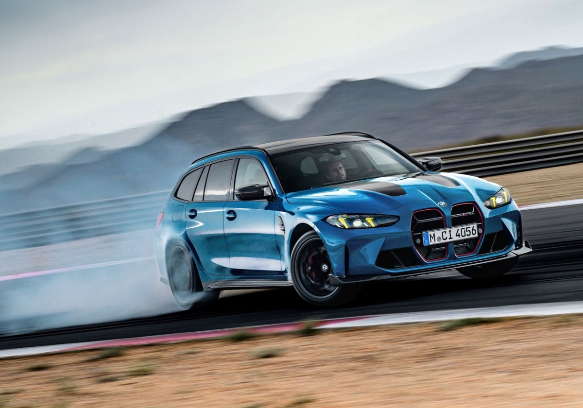 El BMW M3 CS Touring se siente como en casa en el circuito