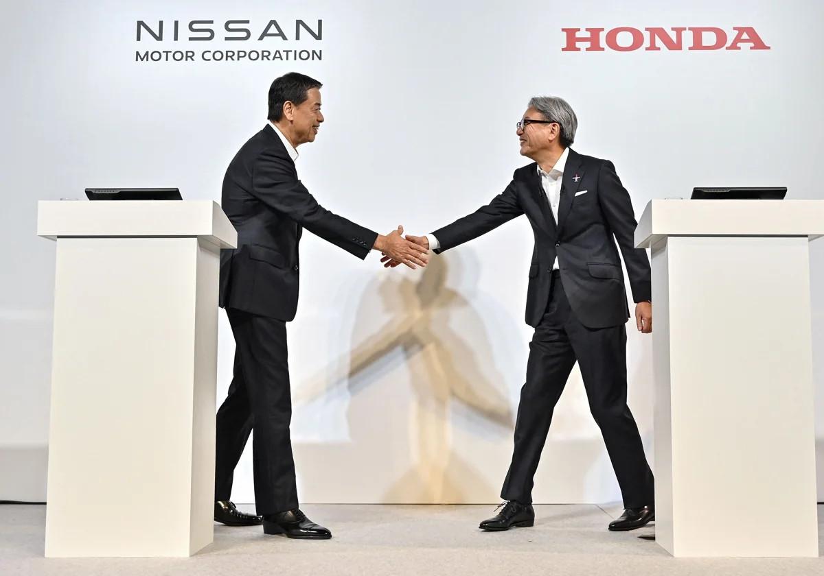 Makoto Uchida (Nissan) y Toshihiro Mibe (Honda).