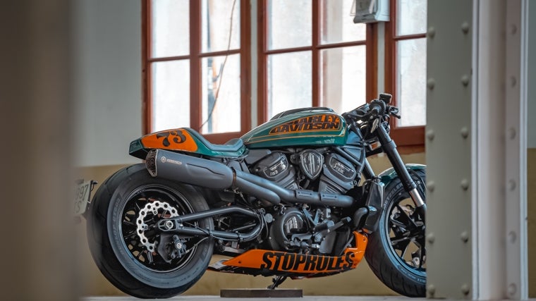 Harley Davidson Sportster 1250 S Cafe Racer, por AC Calella Custom