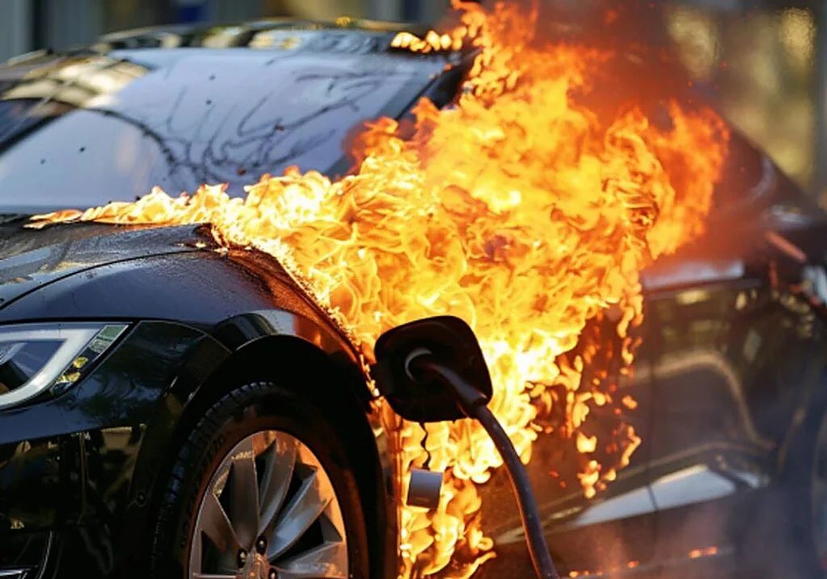 Los incendios de litio son difíciles de extinguir.