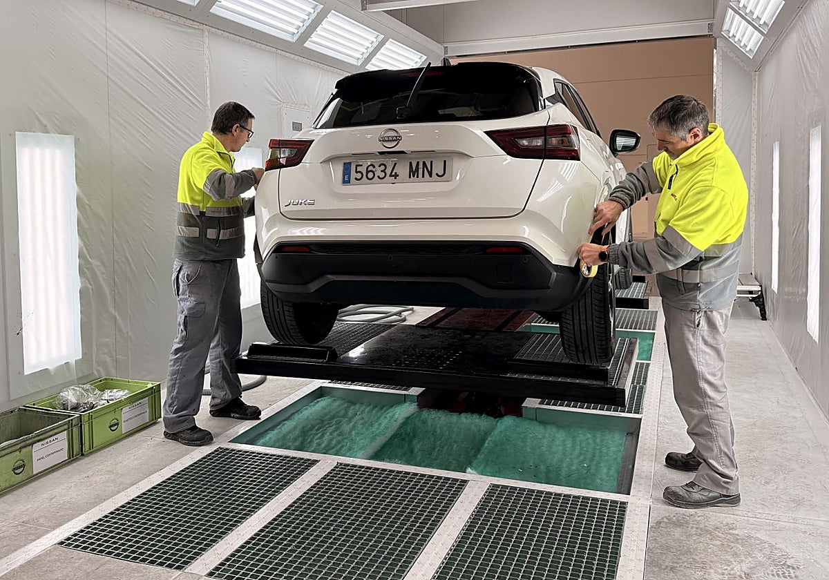 La planta abulense revisa 100 puntos para reacondicionar los modelos de ocasión.