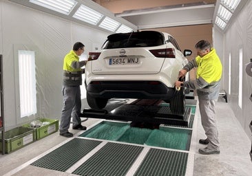 La planta abulense revisa 100 puntos para reacondicionar los modelos de ocasión.