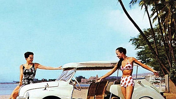 Renault 4 CV Jolly: tiempo de glamour y pieles bronceadas
