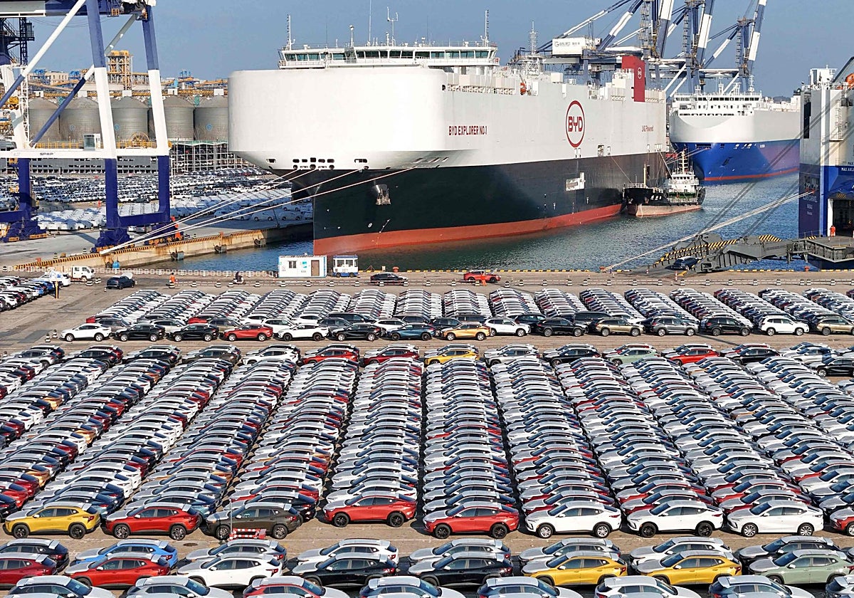 El BYD Explorer es un carguero de la compañía con capacidad para 9.200 coches.