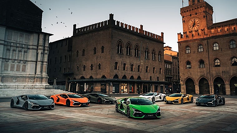 Algunos de los colores exclusivos del Lambirghini Revuelto
