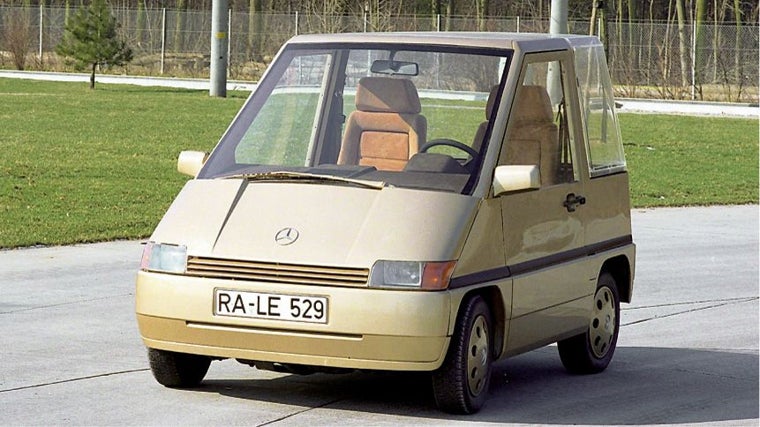 El NAFA, acrónimo de «Nahverkehrsfahrzeug» o Vehículo de cercanías, un proyecto Mercedes de 1981