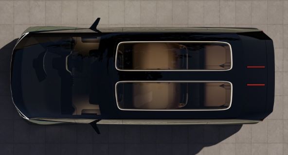 LS Concept rompe con la silueta tradicional de una berlina para convertirse en un vehículo de seis ruedas con chófer, concebido como un refugio personal sobre ruedas.