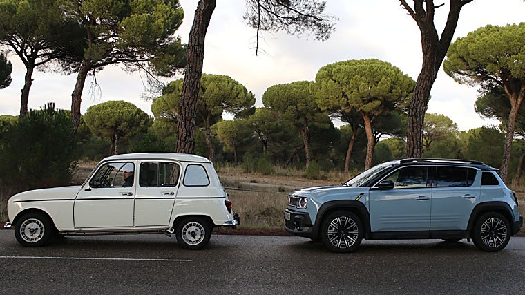 As características do R4 original, como o formato das portas ou da terceira janela, foram herdadas do 4 E-Tech.