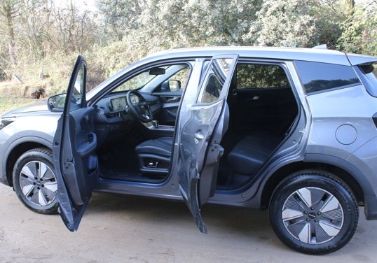 Las plazas traseras son muy espaciosas para un SUV de este tamaño.