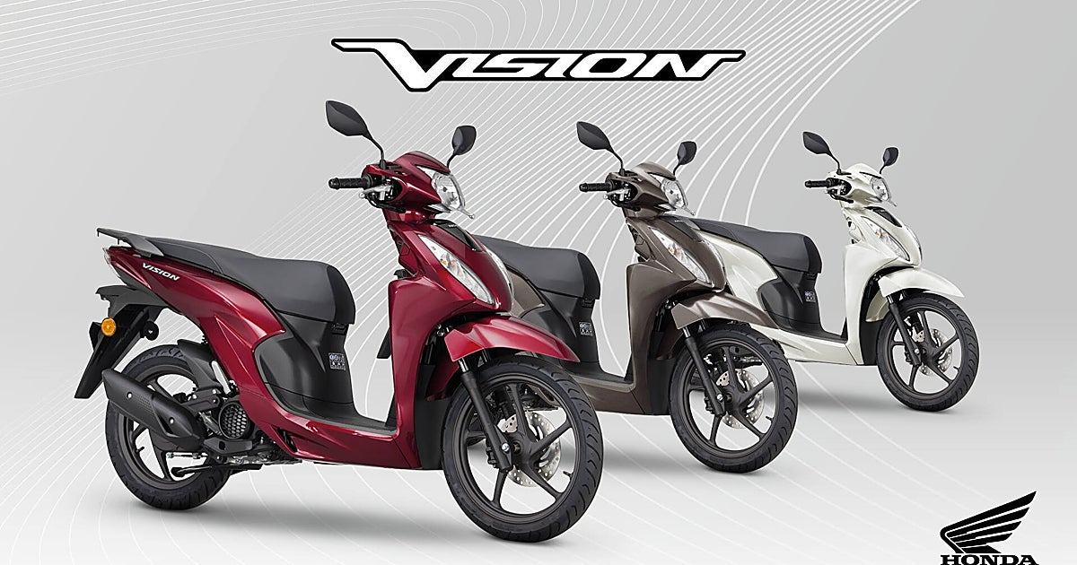 Honda actualiza su accesible Vision 110 con nuevos colores