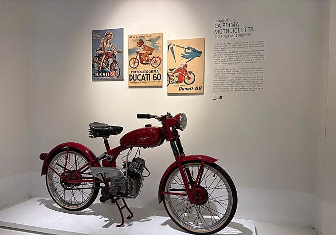 Ducati 60, la primera motocicleta de la marca italiana