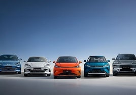 BYD refuerza su gama híbrida enchufable en España con cinco modelos DM-i