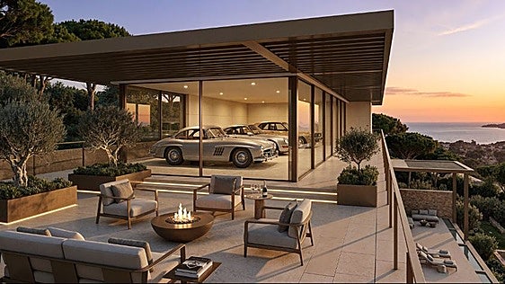 Un museo en casa: la arquitectura residencial rediseña el garaje para integrar el coche en el salón