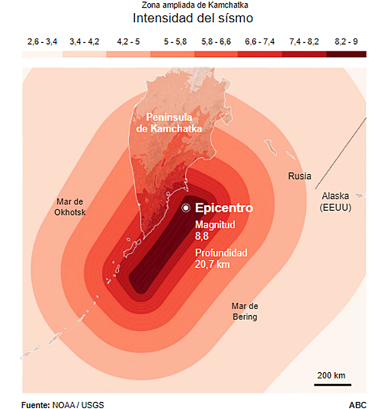 Un español señala cómo el planeta se «hincha» y «deshincha» cada 20 minutos: las secuelas del terremoto de Kamchatka