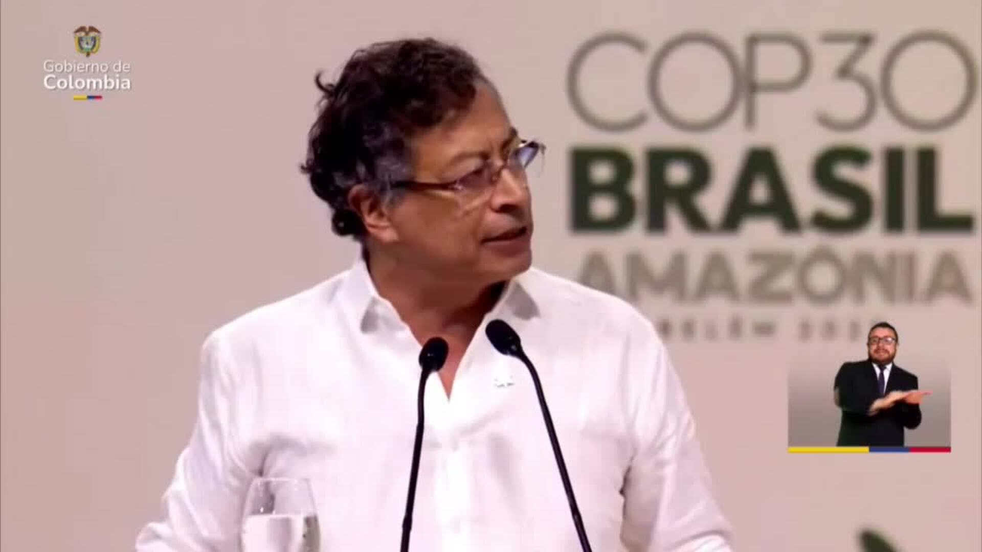 Petro dice a Europa que el enemigo es la crisis climática y no Rusia
