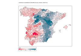 La humedad de la vegetación entra en la lucha contra los incendios forestales