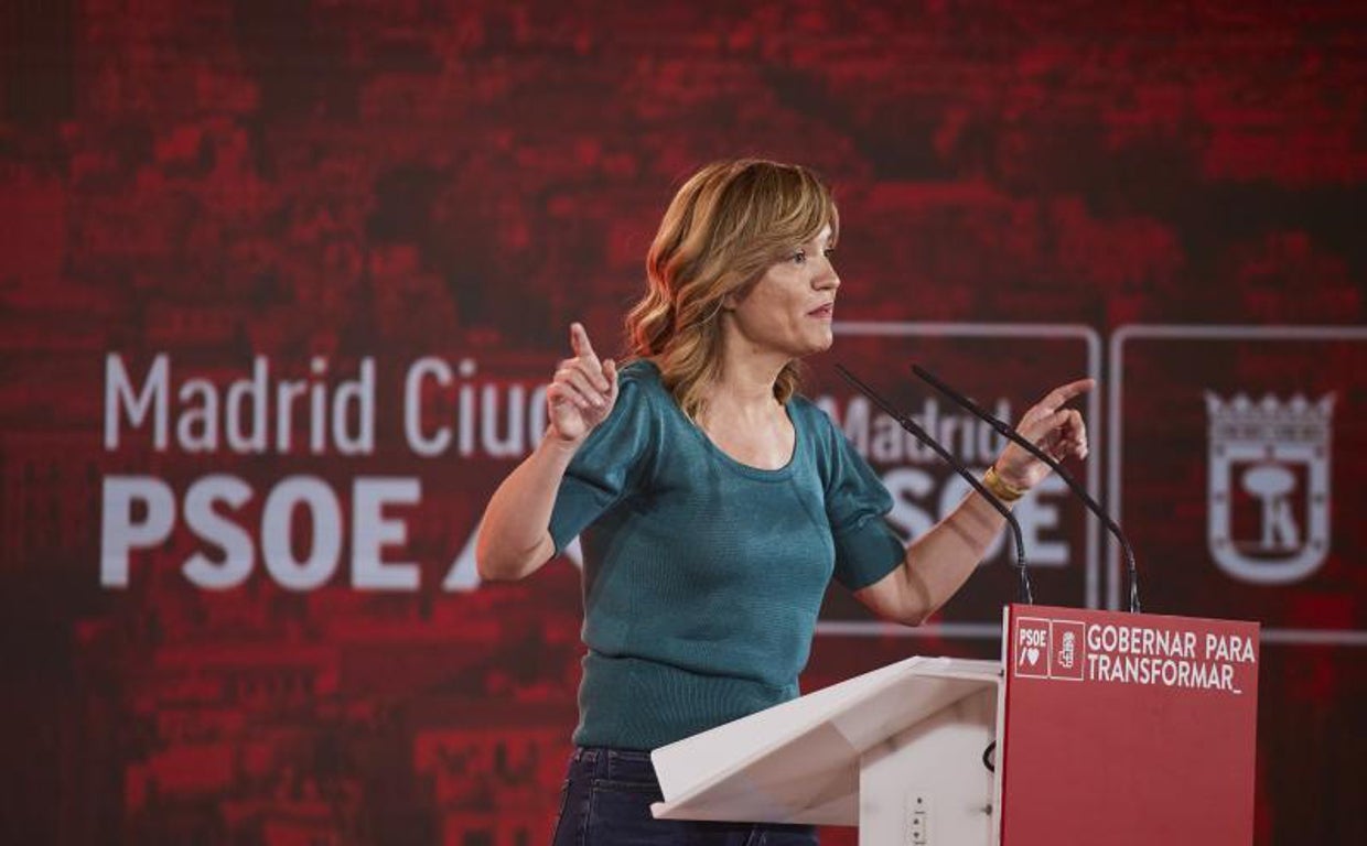 Convención del grupo socialista en con la ministra de Educación, Pilar Alegría