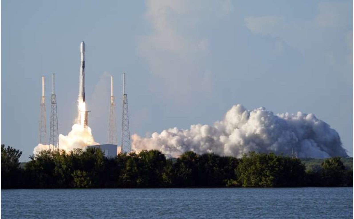 Un cohete SpaceX Falcon 9, con la sonda coreana, despegó desde Cabo Cañaveral, Florida