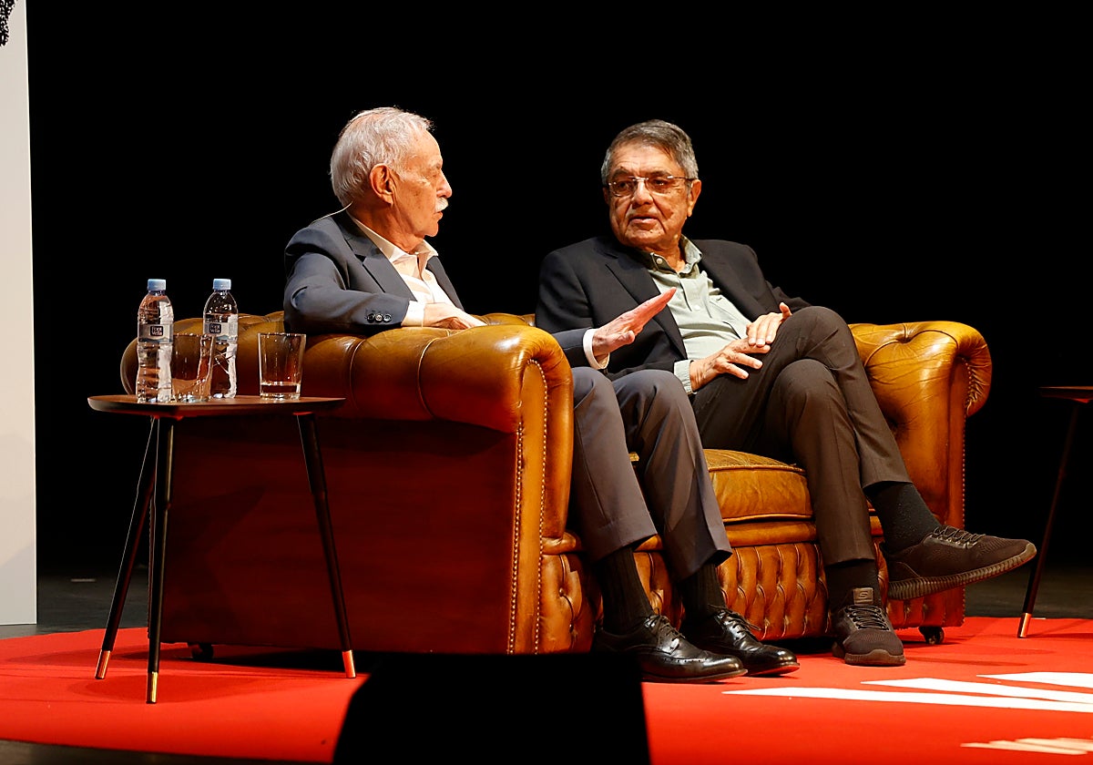 Sergio Ramírez y Eduardo Mendoza, este jueves en el Teatro Zorrilla