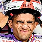 Marc Márquez no sale del suelo; Jorge Martín vuela