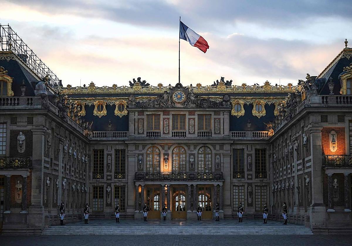 El Palacio de Versalles, en una imagen reciente