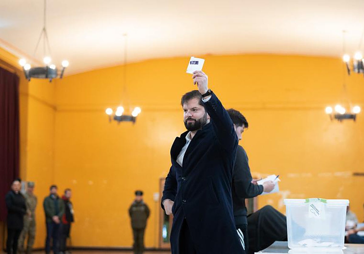 El presidente de Chile, Gabriel Boric