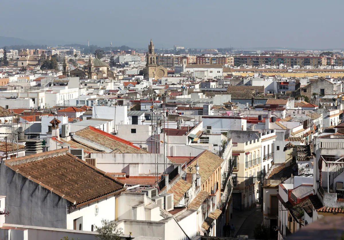 Edificios y tejados anexos al Casco Histórico protegido