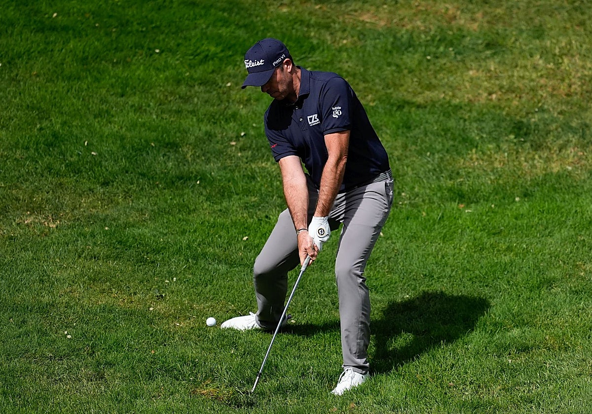 El estadounidense Jordan Gumberg, en el Open de España