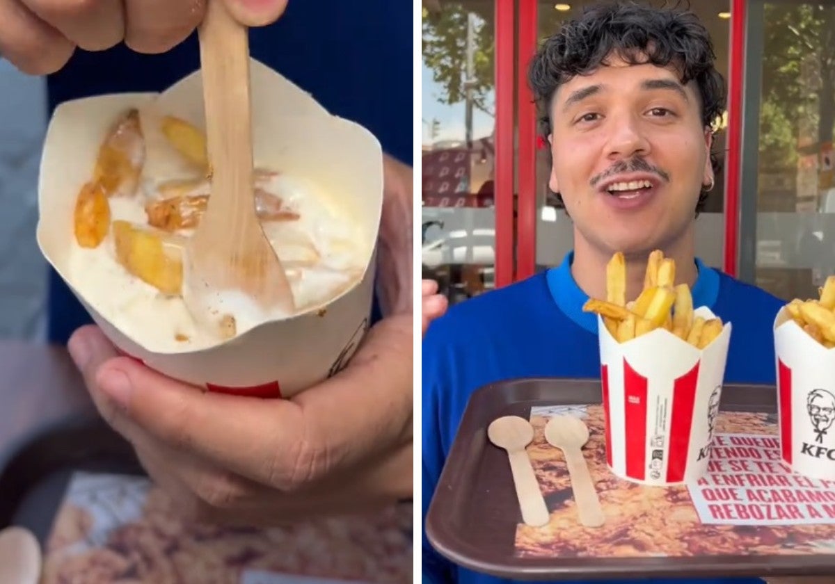 Prueba el helado de patatas fritas del KFC y dice lo que piensa sobre su sabor