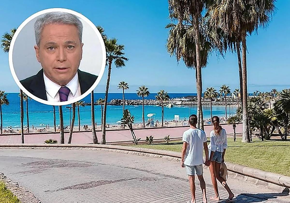 Vicente Vallés y su refugio en Abades, Tenerife