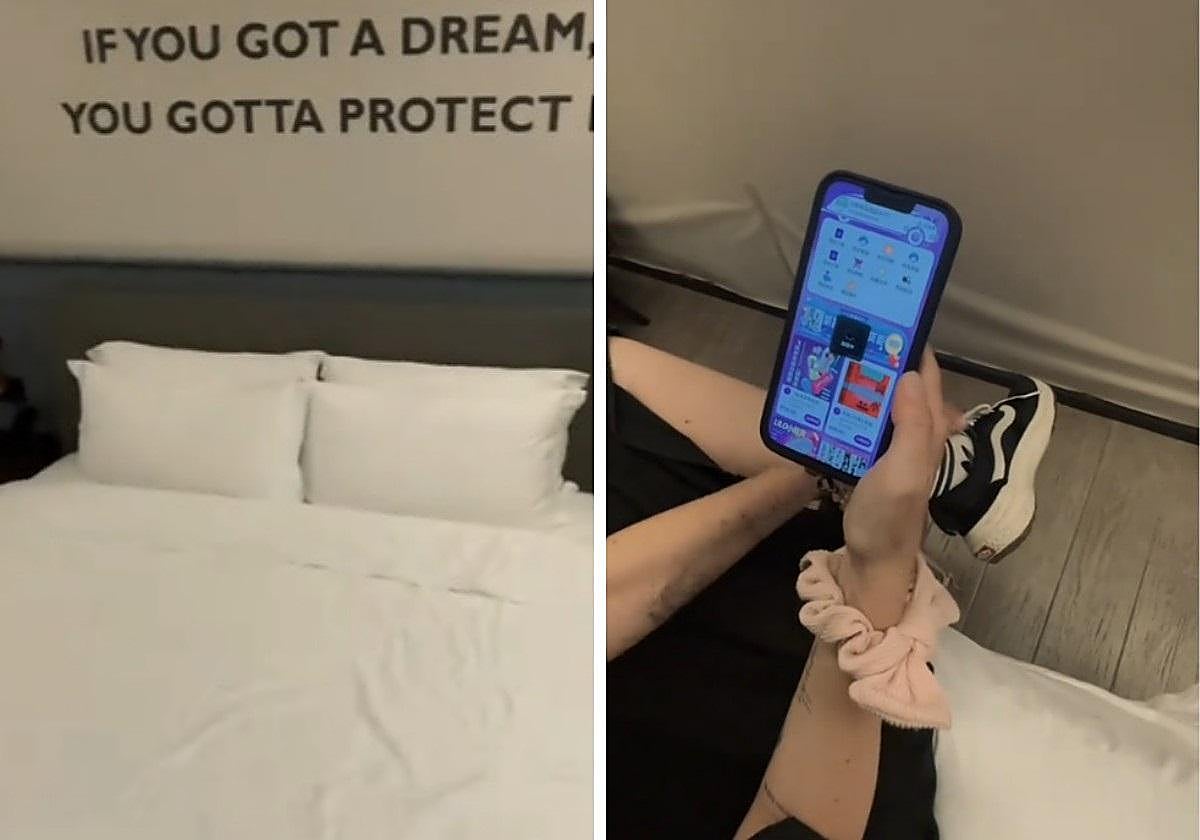 Un español de viaje por China, sin palabras por lo que se encuentra en la mesilla del hotel donde se hospeda