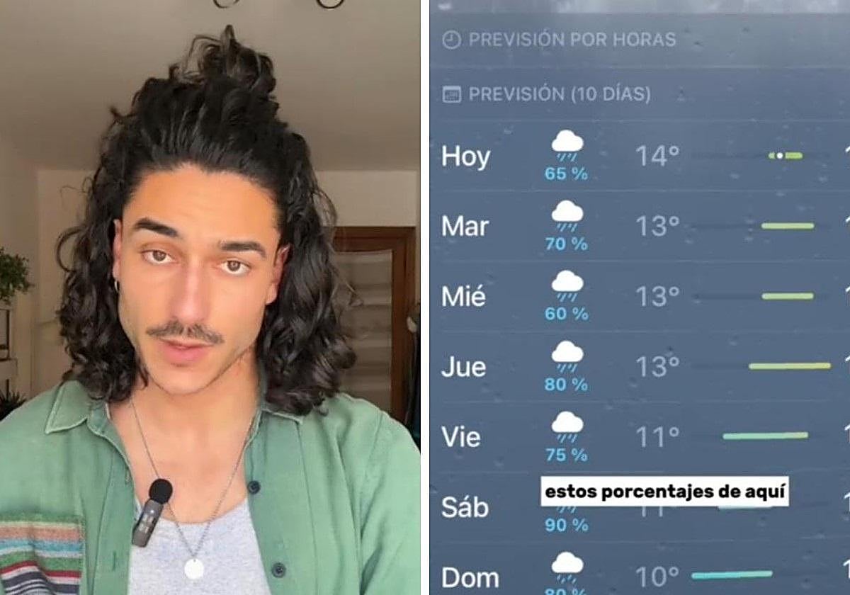 El profesor Santi Sabariego explica el error que comete mucha gente al consultar el tiempo en el móvil: «La mayoría se indigna y dice que los del tiempo no dan ni una»