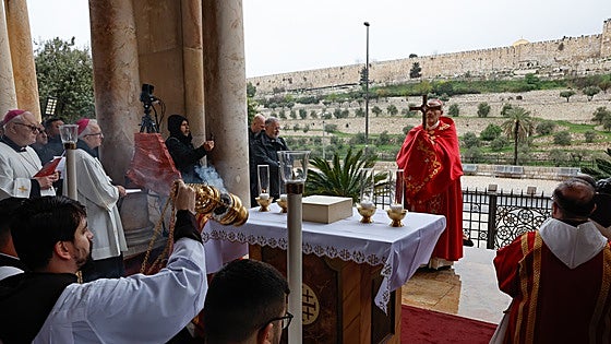 Así se vivió el Domingo de Ramos en Jersualén pese a las restricciones impuestas en Israel por la guerra con Irán
