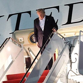 El misterio del avión que Trump no quiso usar