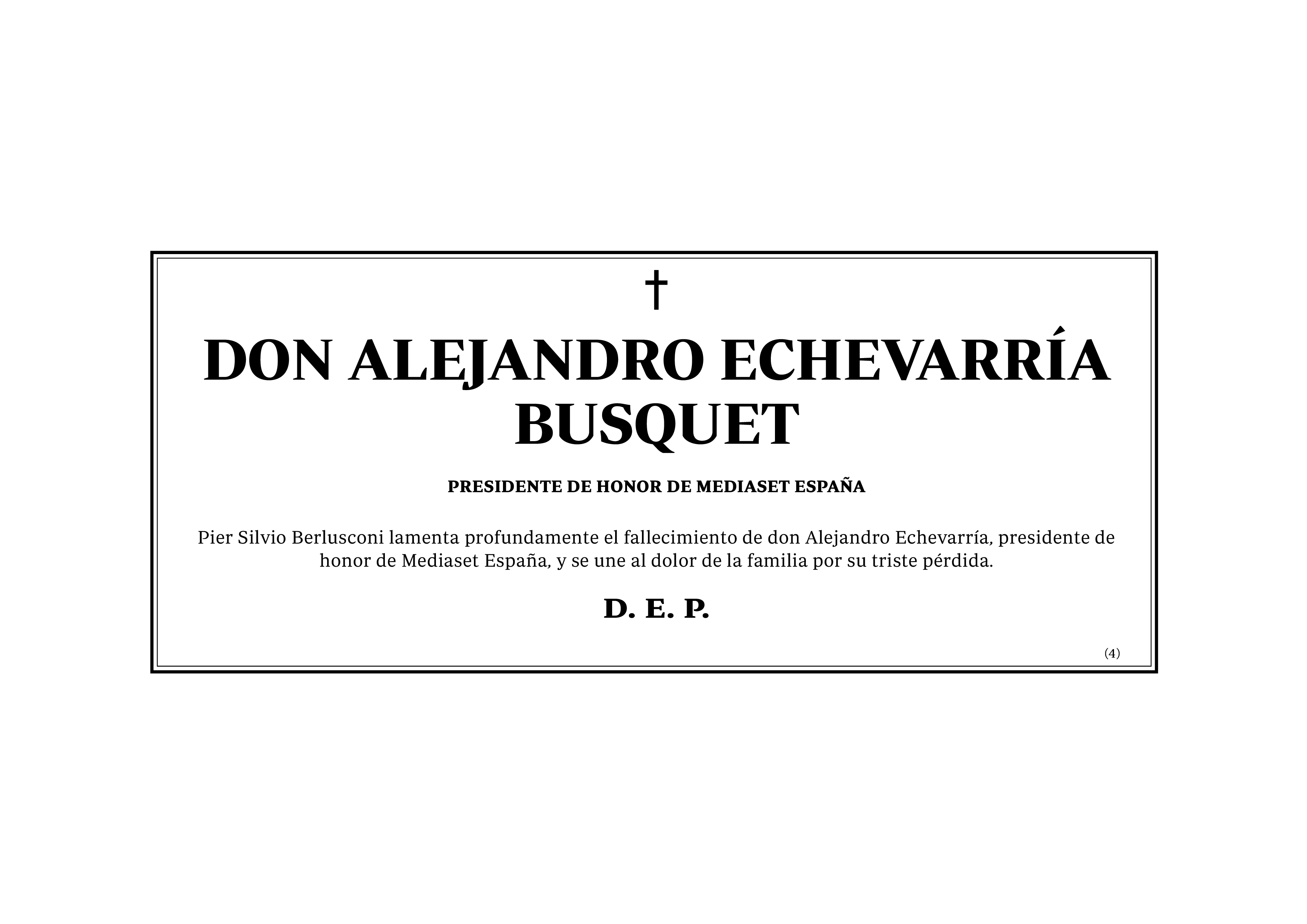 DON ALEJANDRO ECHEVARRÍA BUSQUET