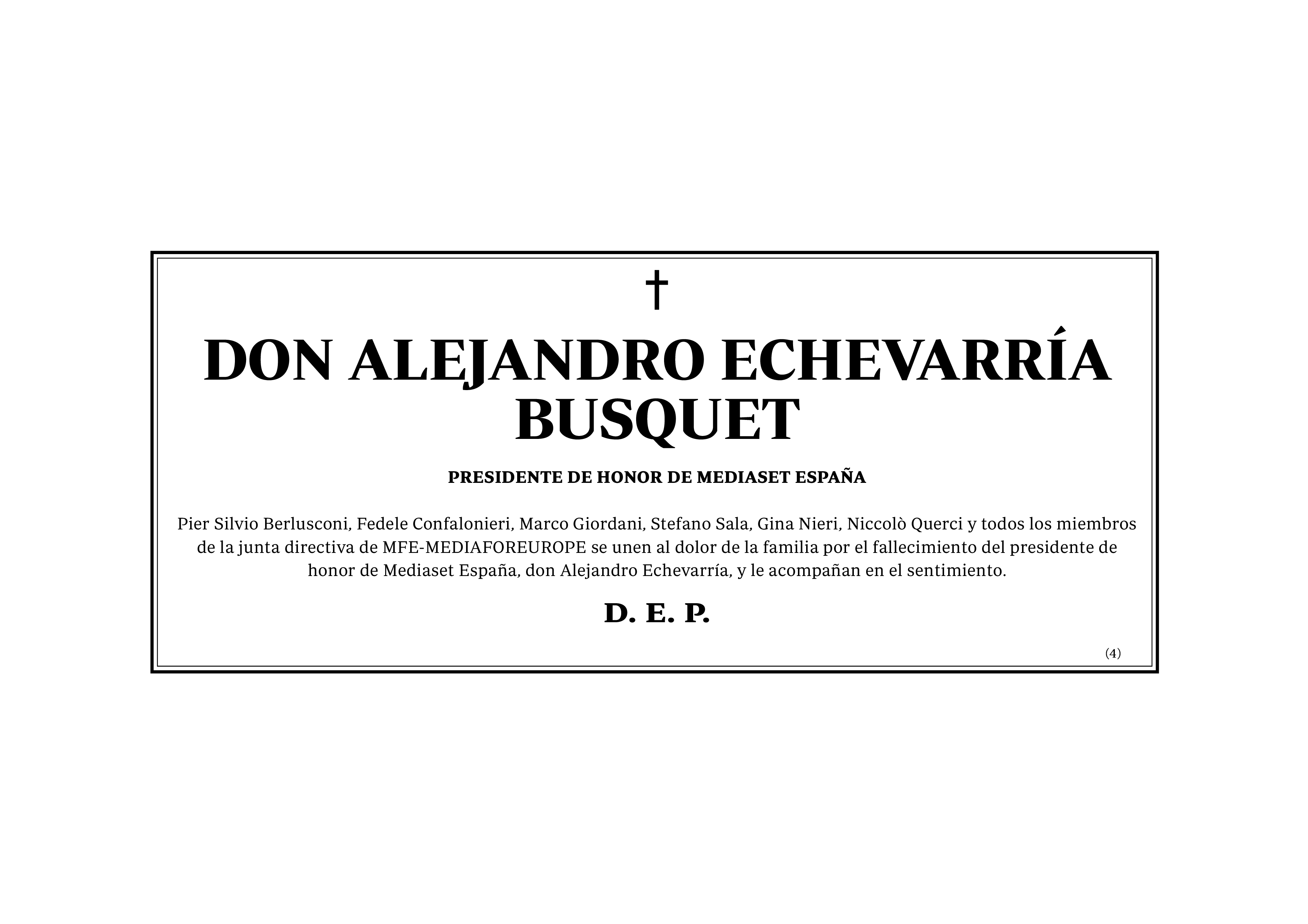 DON ALEJANDRO ECHEVARRÍA BUSQUET