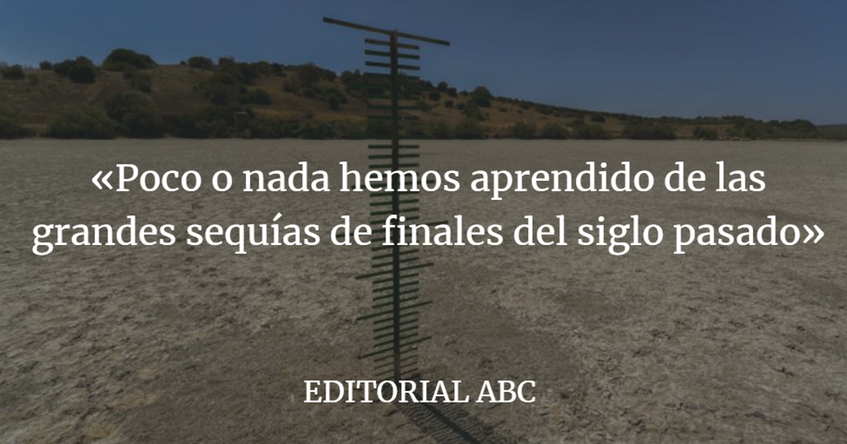 Sin planes para afrontar el ciclo de sequía severa