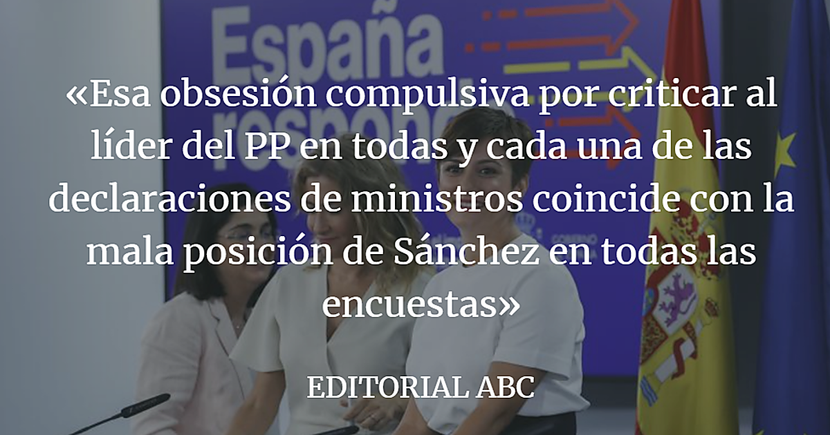 El Consejo de Ministros no puede derivar en un mitin