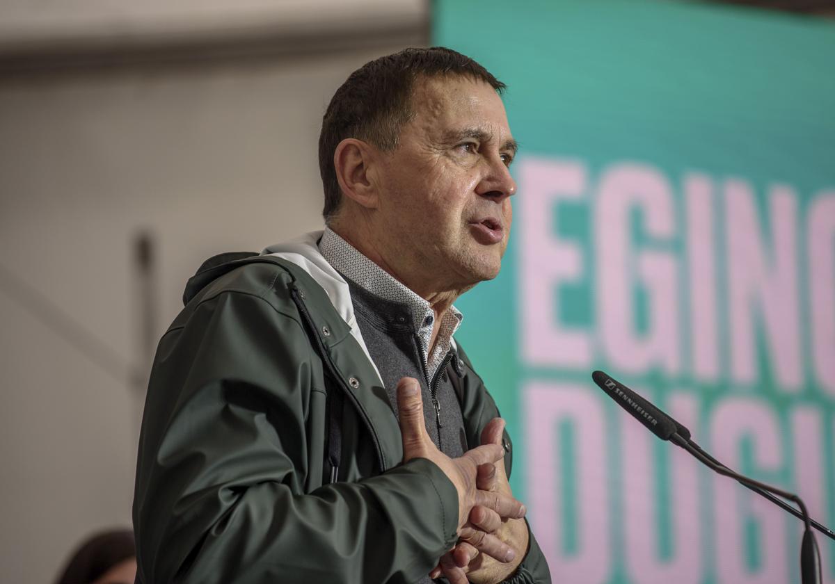 El coordinador general de EH Bildu, Arnaldo Otegi