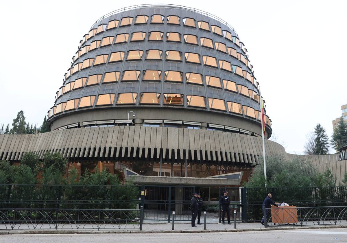 Vista de la sede del Tribunal Constitucional
