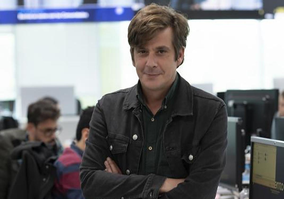 Alfonso Javier Ussia en la redacción de ABC