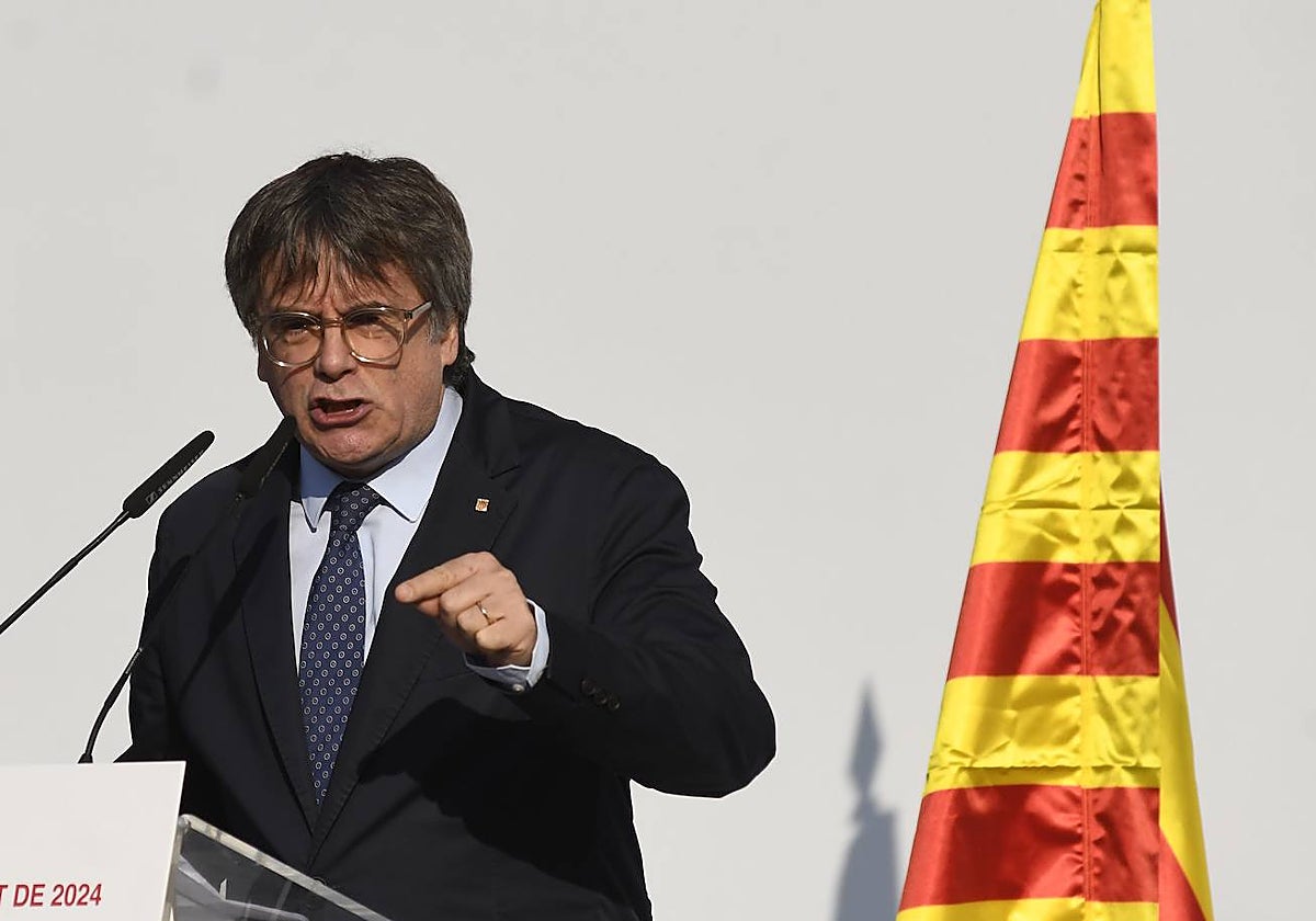 El expresidente de la Generalitat Carles Puigdemont