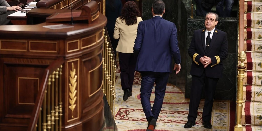 Espantada de Sánchez en el Congreso