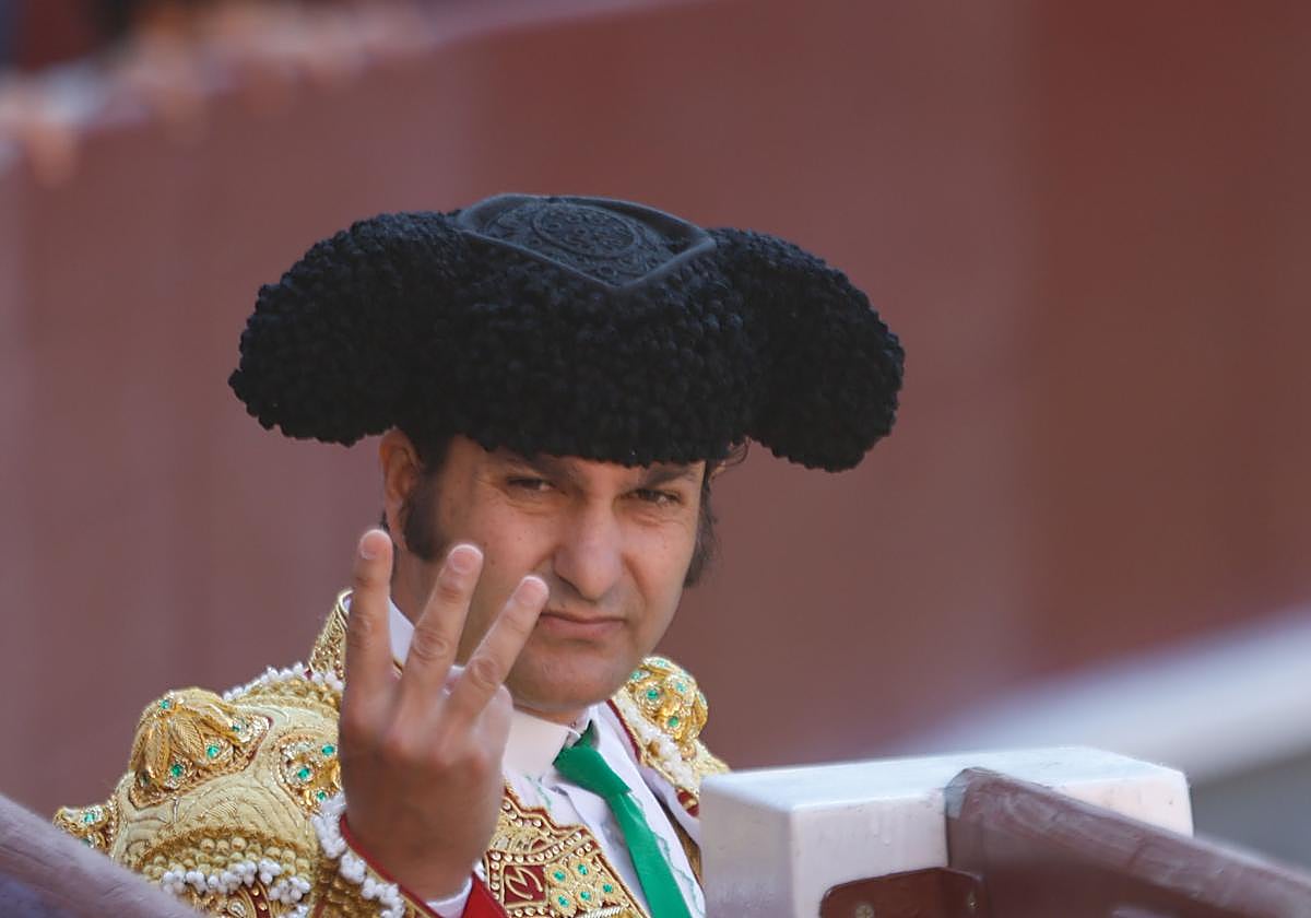 Morante de la Puebla, en Las Ventas, en la Corrida de la Prensa de la feria de San Isidro