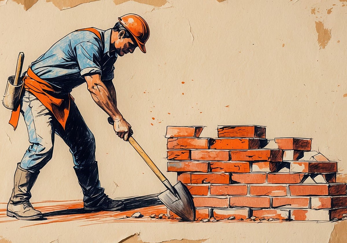 Albañiles con lista de espera