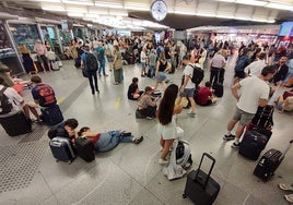 Los trenes de la España del caos