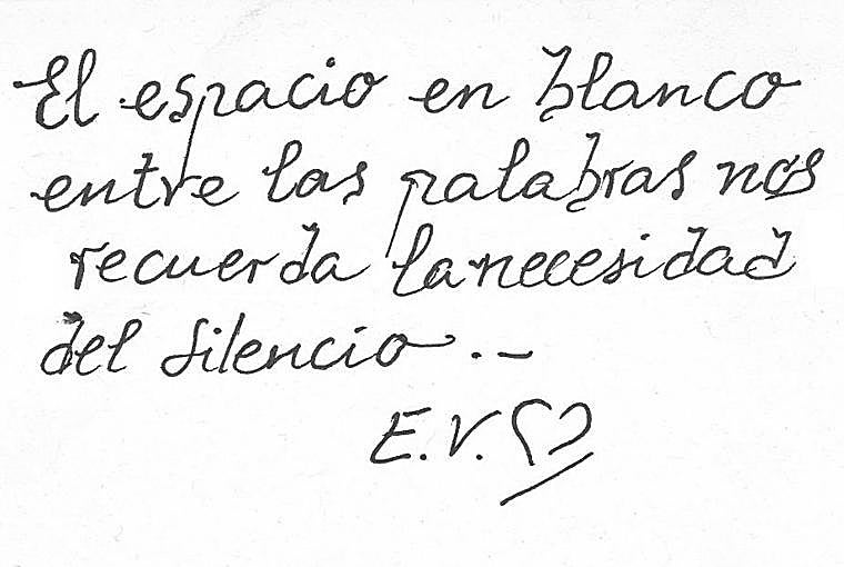 Necesidad de silencio