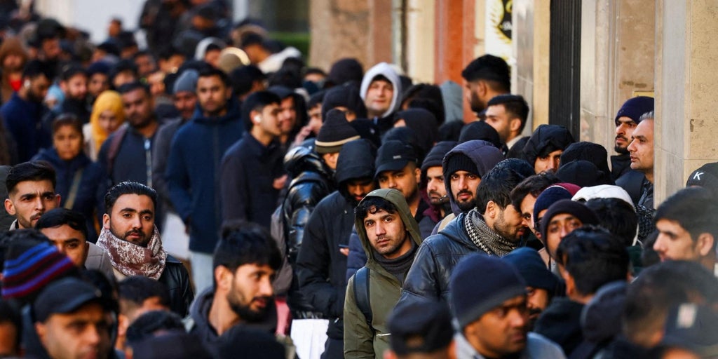 El presidente de los inmigrantes