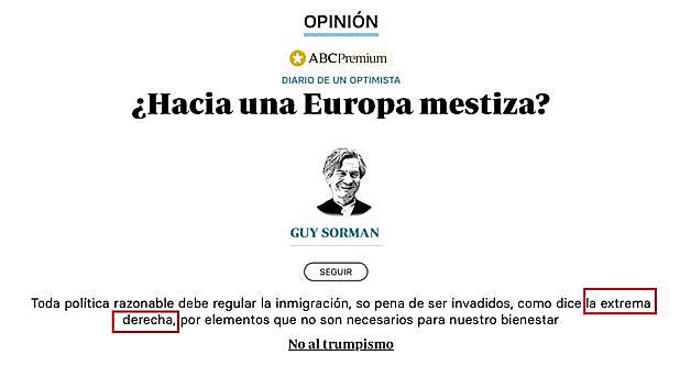 Artículo de Guy Sorman, publicado el 8 de febrero de este año.